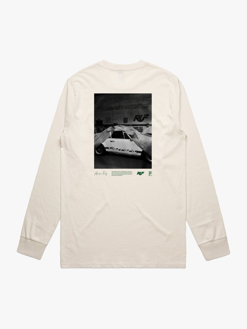 (RARE) PERIOD CORRECT | ALOISA RUF 2.0 LONG SLEEVE PORSCHE PHOTO TEE